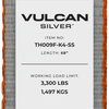 VULCAN Car Tie Down with Flat Hooks - Flat Bed Side Rail - 3,300 Pound Safe Working Load