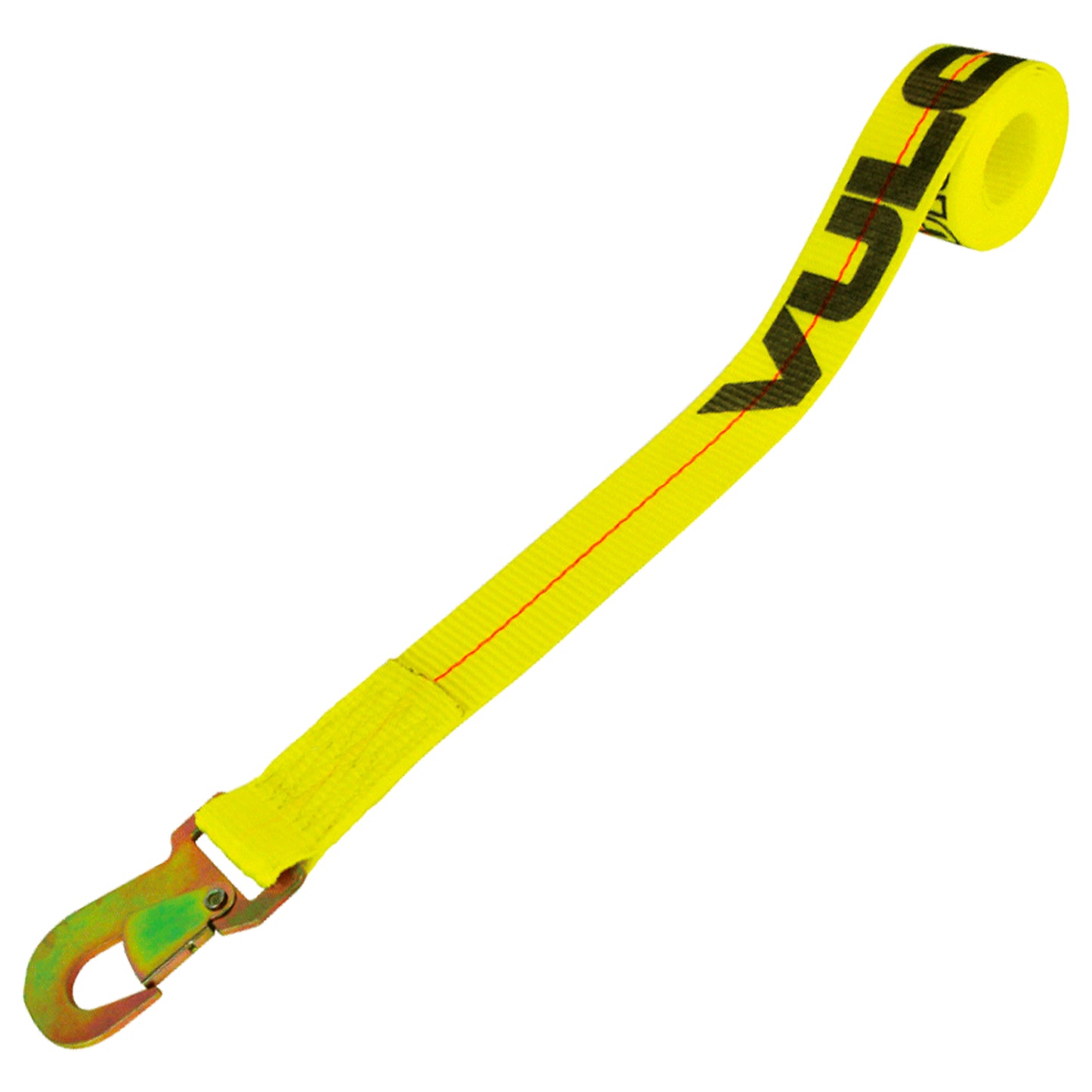 VULCAN Wheel Dolly Tire Harness - Flat Snap Hook - 84 Inch - Classic Yellow - 1,665 Pound Safe Working Load