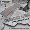VULCAN Car Tie Down - Flat Hooks - Lasso Style - 2 Inch x 96 Inch - 3,300 Pound Safe Working Load