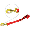 VULCAN Wheel Dolly Tire Harness - Twisted Snap Hook - 84 Inch - Red - 3,300 Pound Safe Working Load