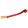 VULCAN Wheel Dolly Tire Harness - Twisted Snap Hook - 84 Inch - Red - 3,300 Pound Safe Working Load