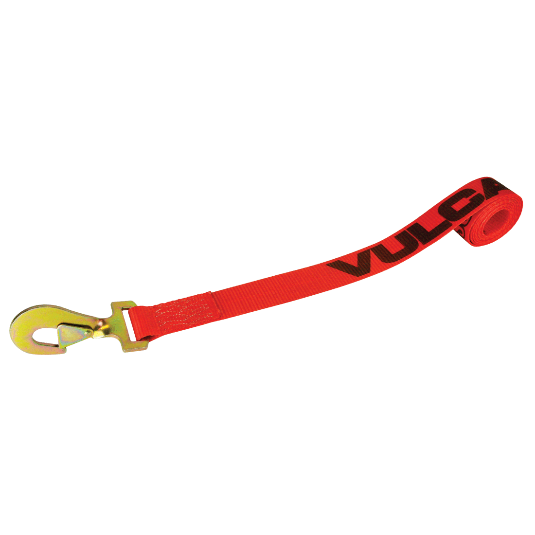 VULCAN Wheel Dolly Tire Harness - Twisted Snap Hook - 84 Inch - Red - 3,300 Pound Safe Working Load