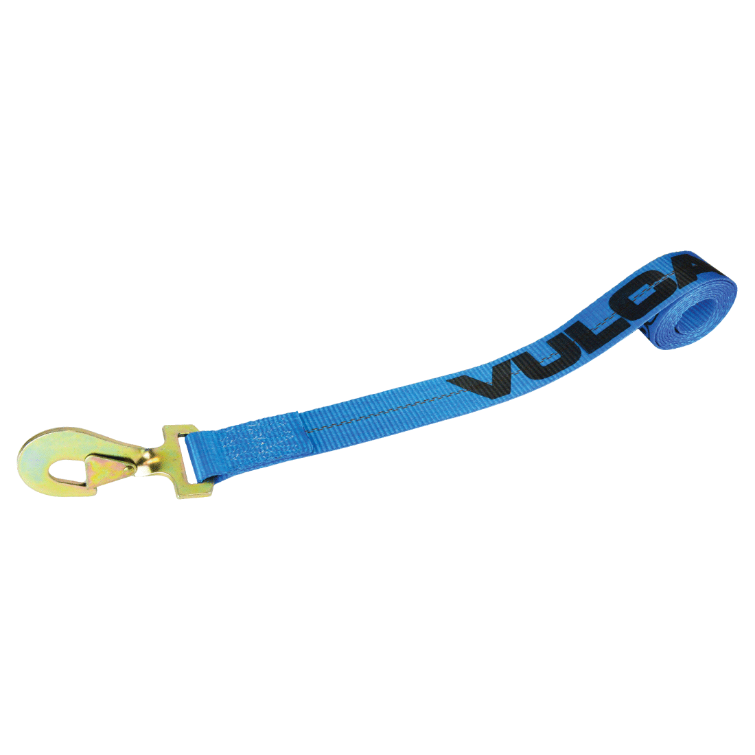 VULCAN Wheel Dolly Tire Harness - Twisted Snap Hook - 84 Inch - Blue - 3,300 Pound Safe Working Load