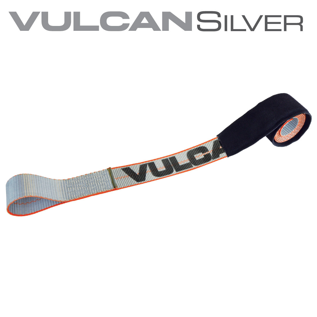 VULCAN Wheel Dolly Tire Harness - 96 Inch - Eye Loop - Silver Series - 3,300 Pound Safe Working Load