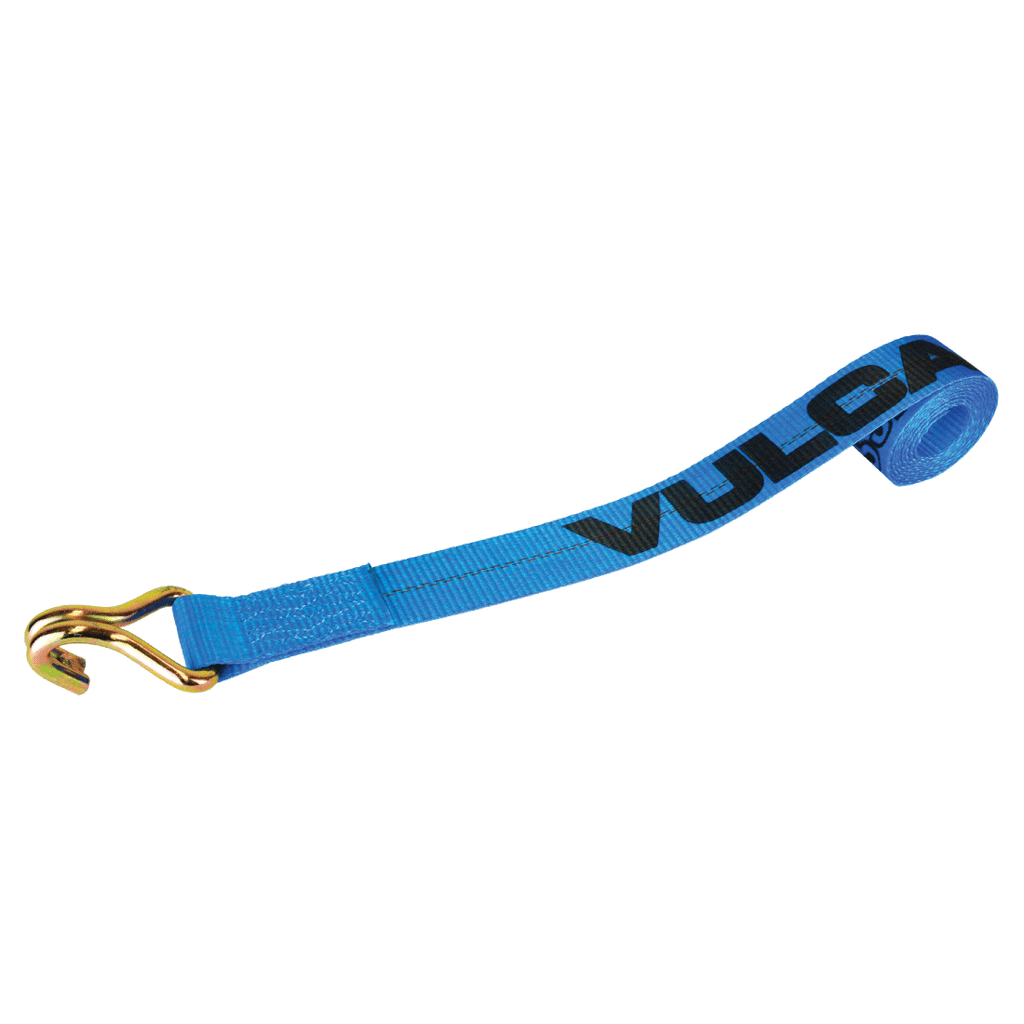 VULCAN Wheel Dolly Tire Harness - Double Wire J-Hook - 84 Inch - Blue - 3,300 Pound Safe Working Load