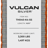 VULCAN Car Tie Down - Adjustable Loop Basket Style - Chain Tail - 4 Pack - Silver Series - 3,300 Pound Safe Working Load