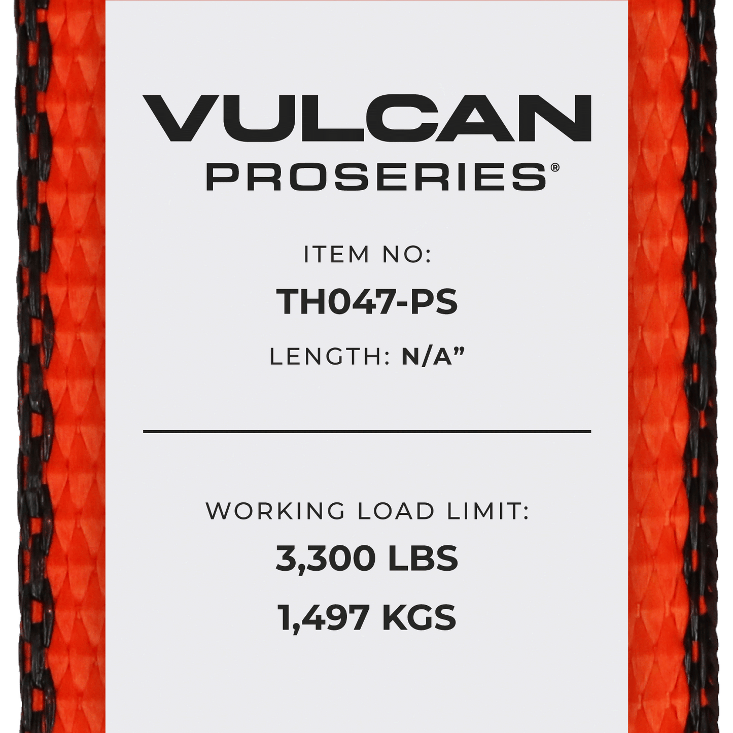 VULCAN Car Tie Down with Snap Hook - Adjustable Loop - 4 Pack - PROSeries - 3,300 Pound Safe Working Load