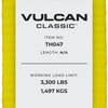 VULCAN Car Tie Down Kit - Adjustable Loop - Snap Hooks - Classic Yellow - Complete Kit Includes 4 Straps and 4 Ratchets