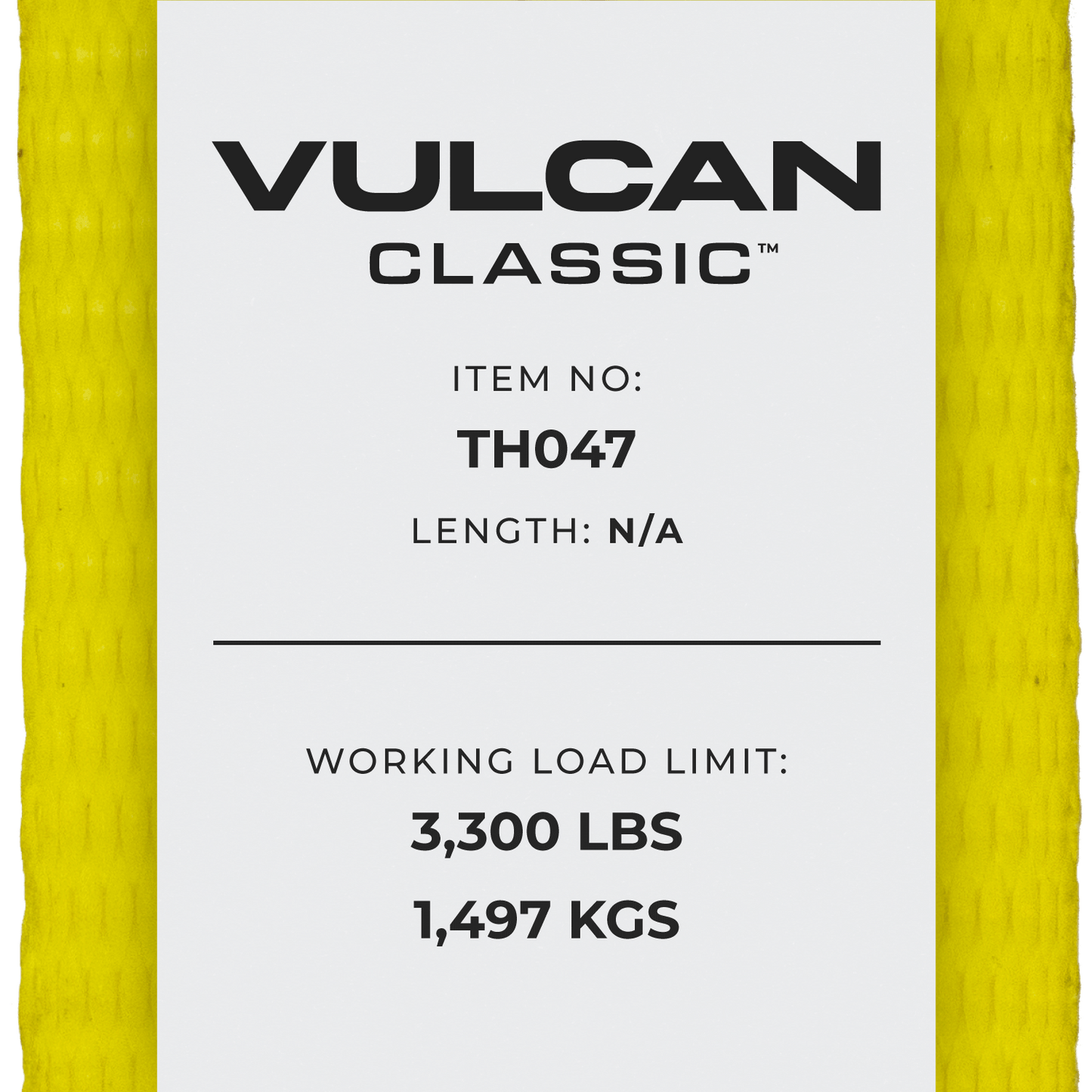 VULCAN Car Tie Down Kit - Adjustable Loop - Snap Hooks - Classic Yellow - Complete Kit Includes 4 Straps and 4 Ratchets