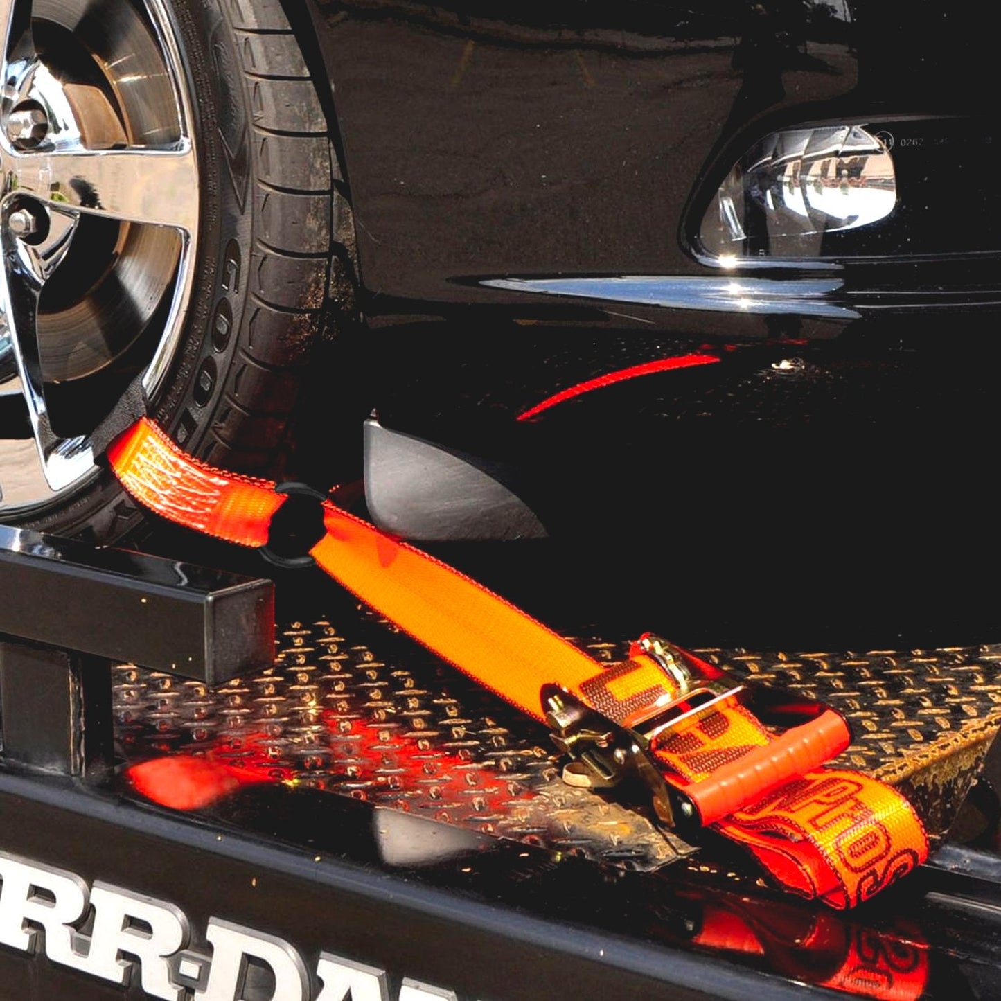 VULCAN Exotic Car Rim Tie Down Set