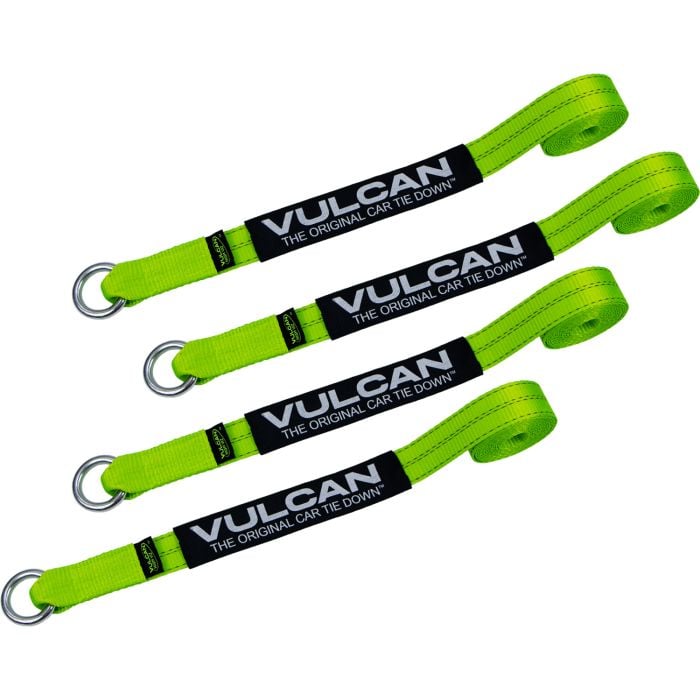 VULCAN Exotic Car Rim Tie Down Set