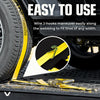 VULCAN Autohauler Car Tie Down with J Hooks - Sliding Idler 3-Cleat - 120 Inch - 1,600 Pound Safe Working Load