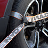 VULCAN 8-Point Roll Back Vehicle Tie Down Kit with Snap Hooks on Both Ends - Set of 4 - Silver Series