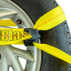 VULCAN 8-Point Roll Back Vehicle Tie Down Kit with Snap Hook On Strap Ends and Chain Tail On Ratchet Ends