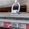 VULCAN Snap Hook Tie Down Kits with Heavy Duty Stake Pocket D Rings - Lasso Style - Silver Series