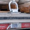 VULCAN Snap Hook Tie Down Kits with Heavy Duty Stake Pocket D Rings - Lasso Style - Silver Series