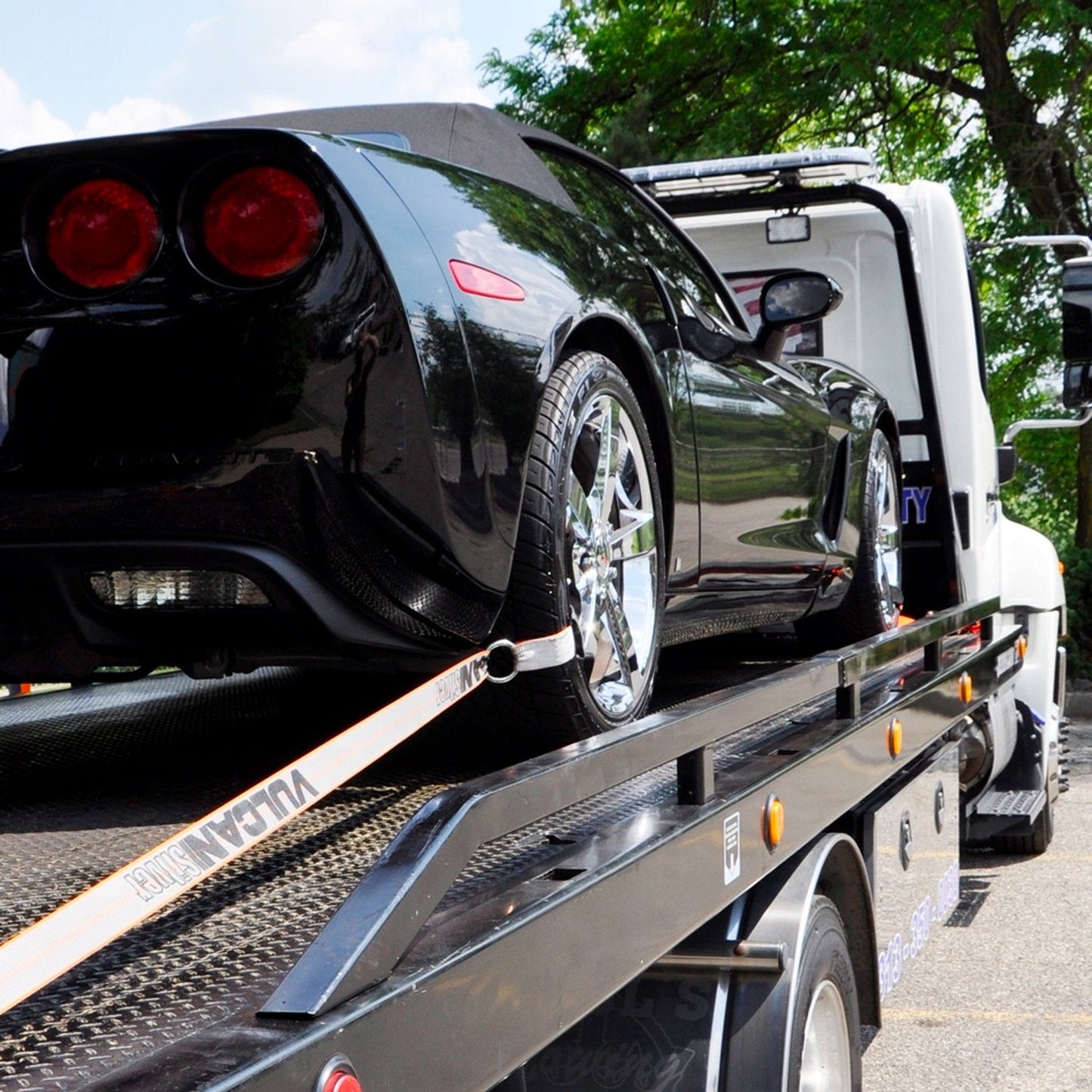 VULCAN Exotic Car Rim Tie Down Set