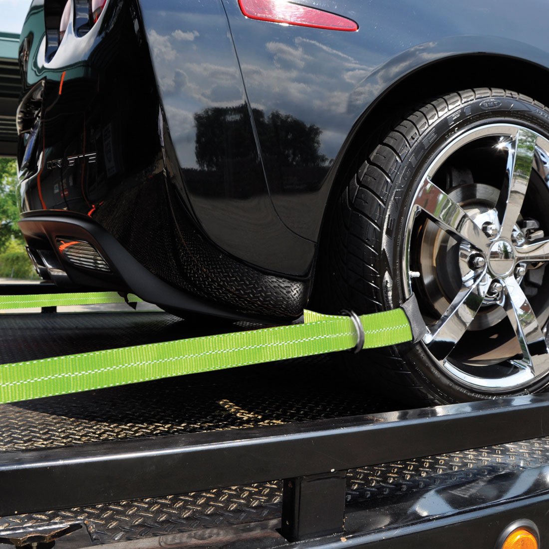 VULCAN Exotic Car Rim Tie Down Set