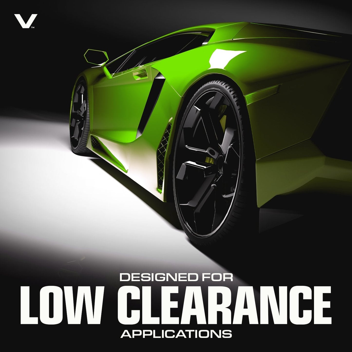 VULCAN Exotic Car Rim Tie Down Set with Flush Mount Pan Fittings - 2 Inch x 144 Inch - 4 Straps - High-Viz - 3,300 Pound Safe Working Load