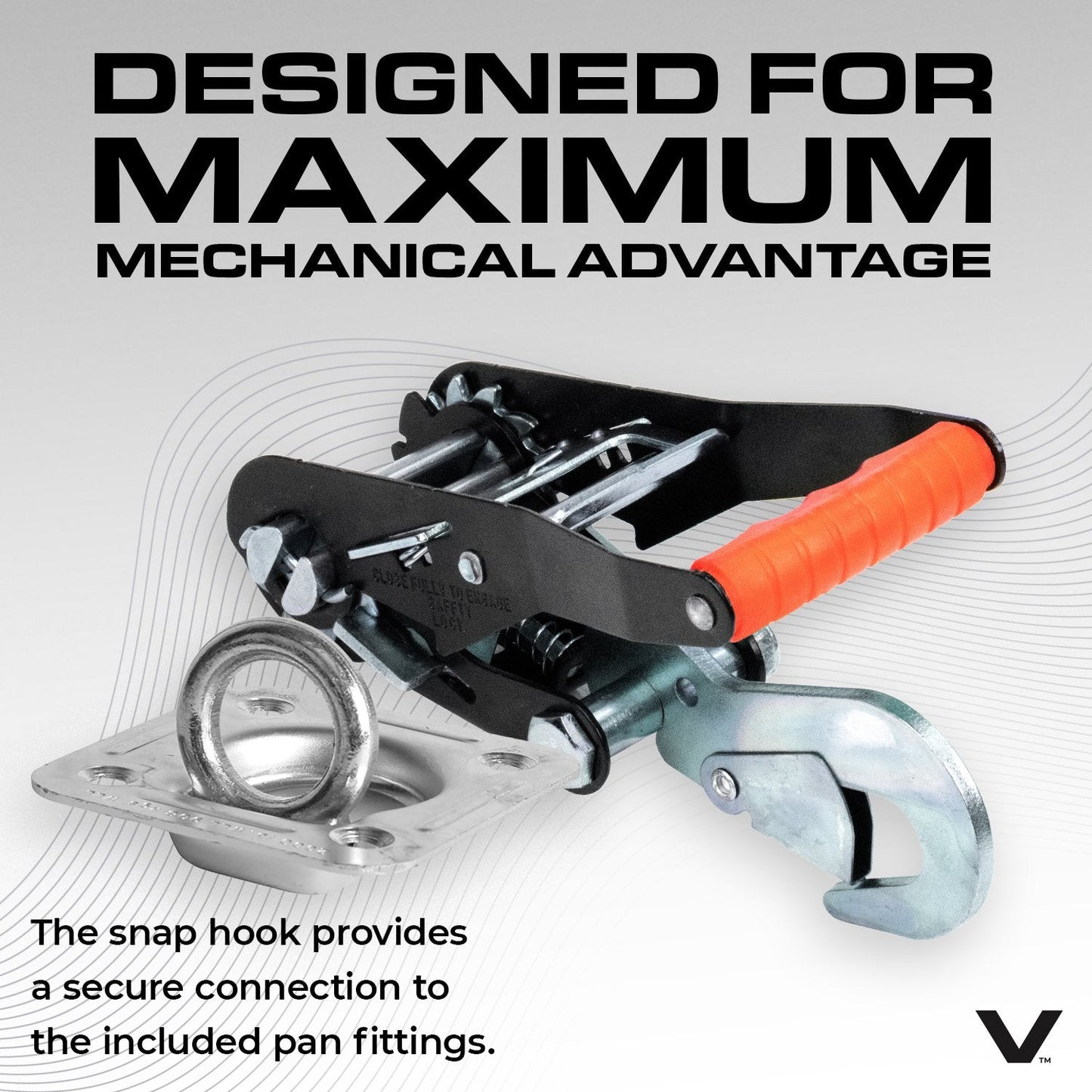 VULCAN Exotic Car Rim Tie Down Set