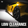 VULCAN Exotic Car Rim Tie Down Set with Flush Mount Pan Fittings - 2 Inch x 144 Inch - 4 Straps - Classic Yellow - 3,300 Pound Safe Working Load
