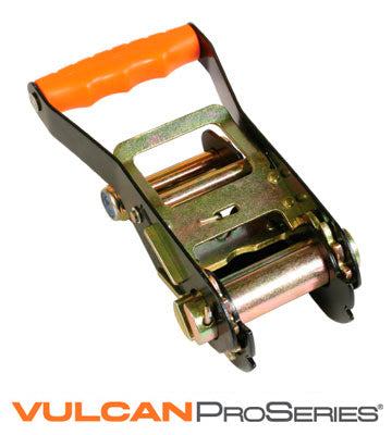 VULCAN Ratchet Buckle - Black with Molded Handle - PROSeries - 3,300 Pound Safe Working Load