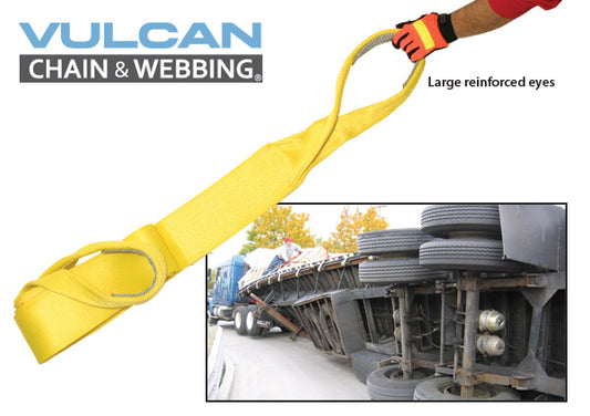 VULCAN H.D. Vehicle Recovery Strap 6 Inch x 20 Foot