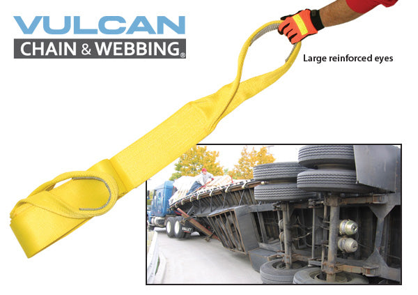 VULCAN H.D. Vehicle Recovery Strap 6 Inch x 26 Foot