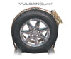 VULCAN Wheel Dolly Wrap with Ratchet - 3 Inch x 156 Inch - Silver Series - 5,000 Pound Safe Working Load