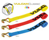 VULCAN Wheel Dolly Tire Harness - Double Wire J-Hook - 84 Inch - Classic Yellow - 3,300 Pound Safe Working Load