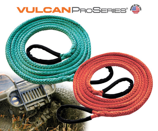 Dyneema Synthetic Tow Rope - 3/8 Inch x 50 Feet - 19,600 Pound MBS - 4,900 Pound Safe Working Load