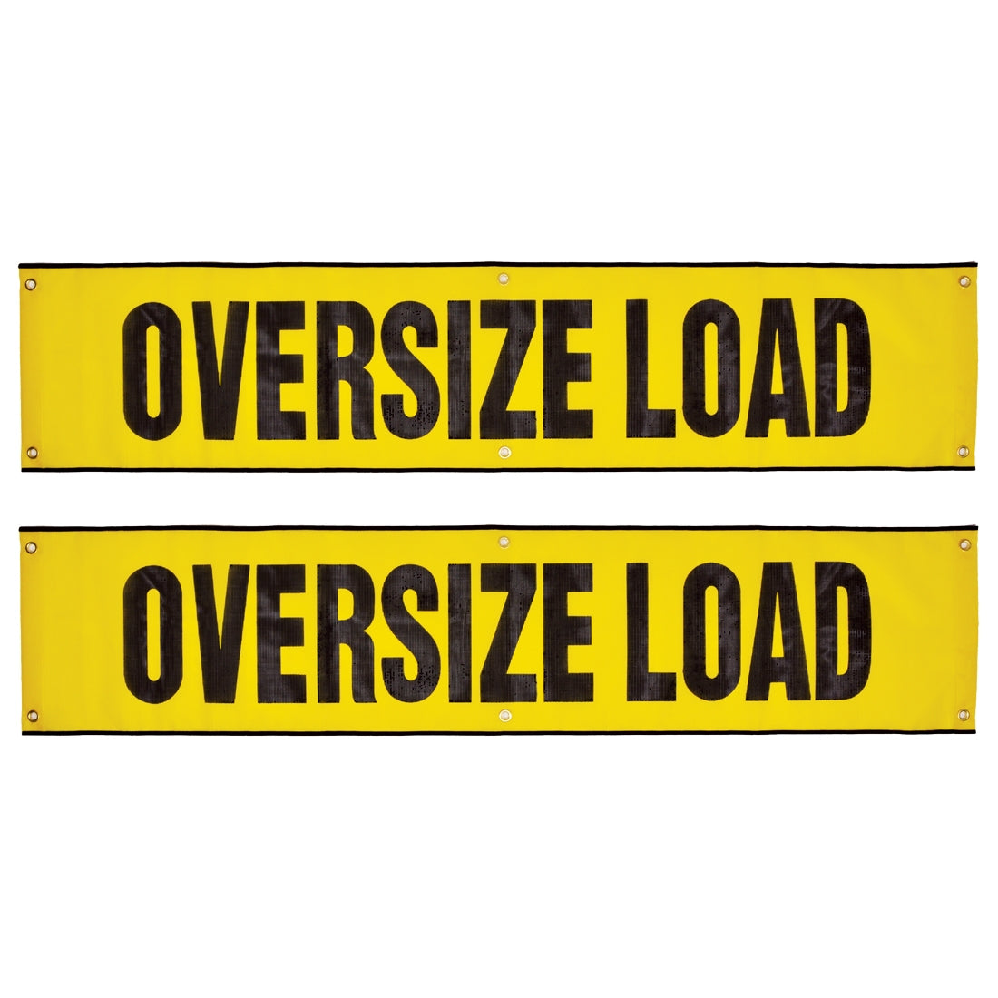 VULCAN Oversize Load Banner with Grommets - 2 Pack - Mesh - 18 Inch x 84 Inch