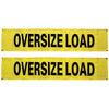 VULCAN Oversized Load Banner For Escort Vehicles - Solid - 2 Pack - 12 Inch x 60 Inch