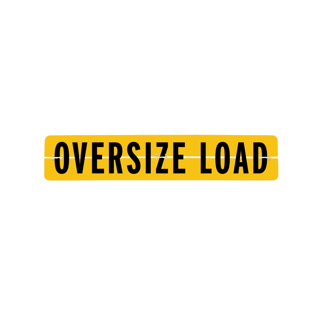 Hinged Aluminum Oversize Load Sign | Truck n Tow.com – Vulcan Brands