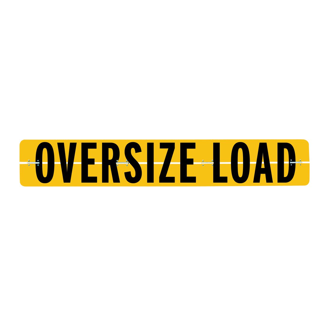 2 Pack Oversize Load Signs - 18" X 84" Mesh Warning Banners With Bungee Cords & Hooks