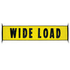 VULCAN Wide Load Banner with Heavy Duty Metal Hooks - Stretch Cord Mesh - 18 Inch x 84 Inch