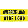 Scratch And Dent VULCAN Wide Load/Oversize Load Banner with Heavy Duty Brass Banner Grommets - Reversible - 18 Inch x 84 Inch - 2 Pack