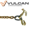 VULCAN Auto Hauling Chains with Grab Hook and Twisted T/J Combination Hook - Grade 70