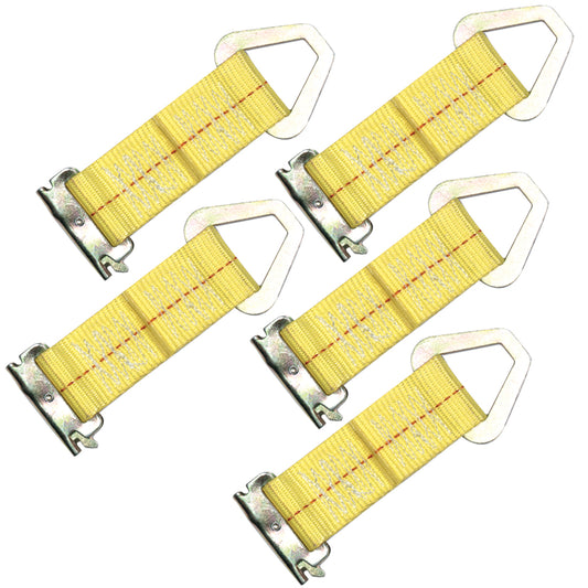 VULCAN E-Track Fitting with D-Ring - Rope Tie - 5 Pack