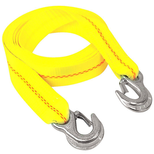 2" X 10' Polyester Tow Strap with Forged Safety Hooks