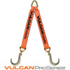 VULCAN Web Bridle with Forged 8 Inch J Hooks - 47 Inch - PROSeries - 4,700 Pound Safe Working Load