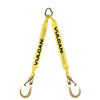 VULCAN Web Bridle with Forged Sport and T Hooks - 48 Inch - Classic Yellow - 3,900 Pound Safe Working Load