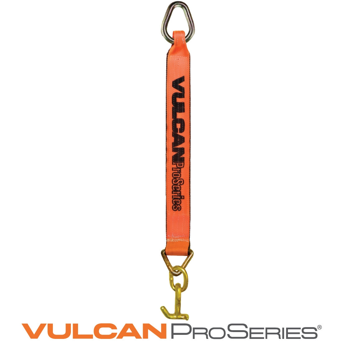 VULCAN Single Leg Web Strap with Forged T/J Combination Hook - 47 Inch - PROSeries - 4,700 Pound Safe Working Load