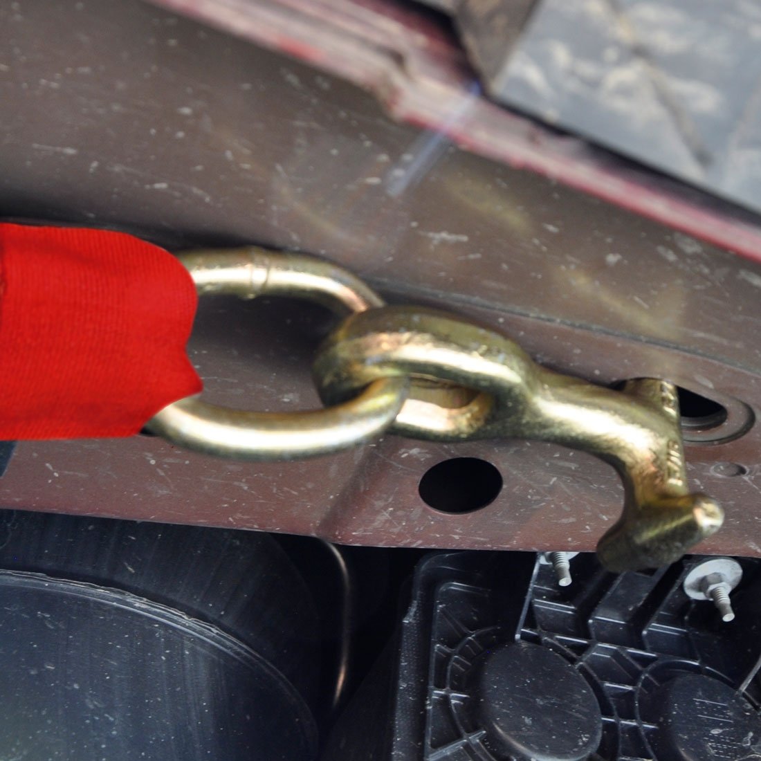 VULCAN Single Leg Web Strap with Forged T/J Combination Hook - 47 Inch - Classic Yellow - 4,700 Pound Safe Working Load