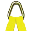 VULCAN Web Bridle with Forged 8 Inch J Hooks - 47 Inch - Classic Yellow - 4,700 Pound Safe Working Load