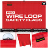 VULCAN Flags, Oversize Load Banners, and Magnets Kit - Includes 2 Stretch Cord Oversize Load Banners, 4 Magnets, 4 Red Flags, 4 Orange Flags, and A High-Viz Vented Storage Bag