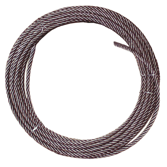 VULCAN Steel Core Winch Cable with Plain Ends - 14,000 Lbs. Minimum Breaking Strength (3/8 Inch x 150')