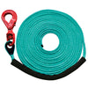 VULCAN Dyneema Synthetic Rope Winch Line - Locking Swivel Hook - 1/2 Inch x 35 Foot - Green - 30,400 Pound MBS - 7,600 Pound Safe Working Load