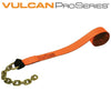 VULCAN Winch Strap with Chain Tail - 2 Inch - PROSeries - 3,300 Pound Safe Working Load