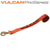 VULCAN Winch Strap with Twisted Snap Hook - 2 Inch x 15 Foot - PROSeries - 3,300 Pound Safe Working Load